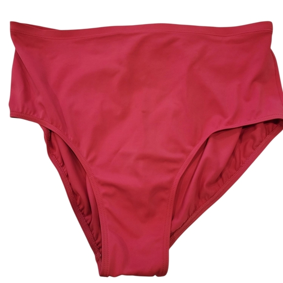 Womans Large Bikini Swin Suit Bottom In Pink - Picture 1 of 2